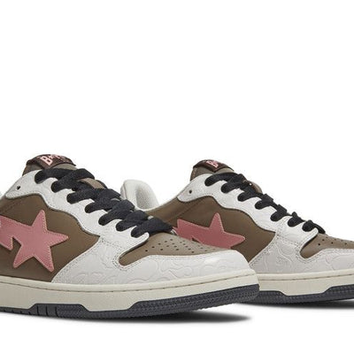 A Bathing Ape Bape Court Sta Brown Pink