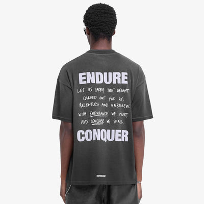 REPRESENT | ATLAS T-SHIRT { STAINED BLACK