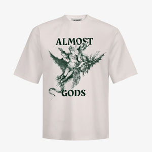 ALMOST GODS | DREAM OF THE ORIENT RELAXED TEE { OFF WHITE