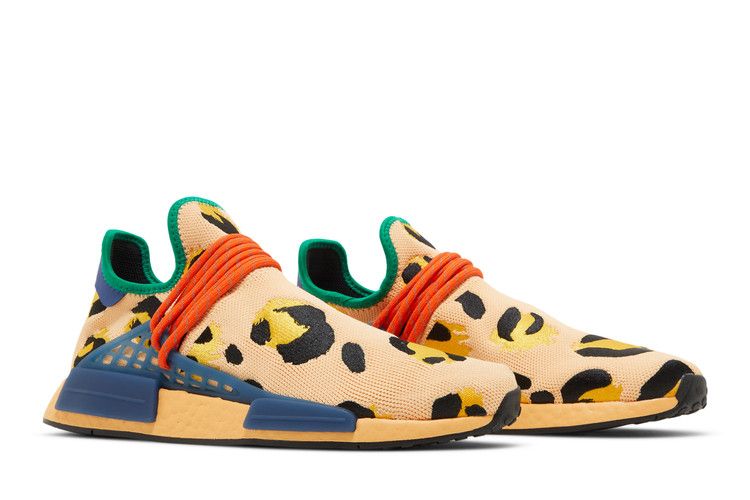 adidas NMD Hu Pharrell Animal Print Leopard Pulse Amber