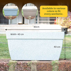 Barca Rectangle Planter