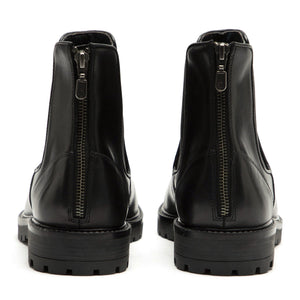 Rare Rabbit Men's Gum Black Classic Chelsea Boot