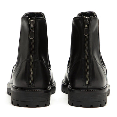 Rare Rabbit Men's Gum Black Classic Chelsea Boot