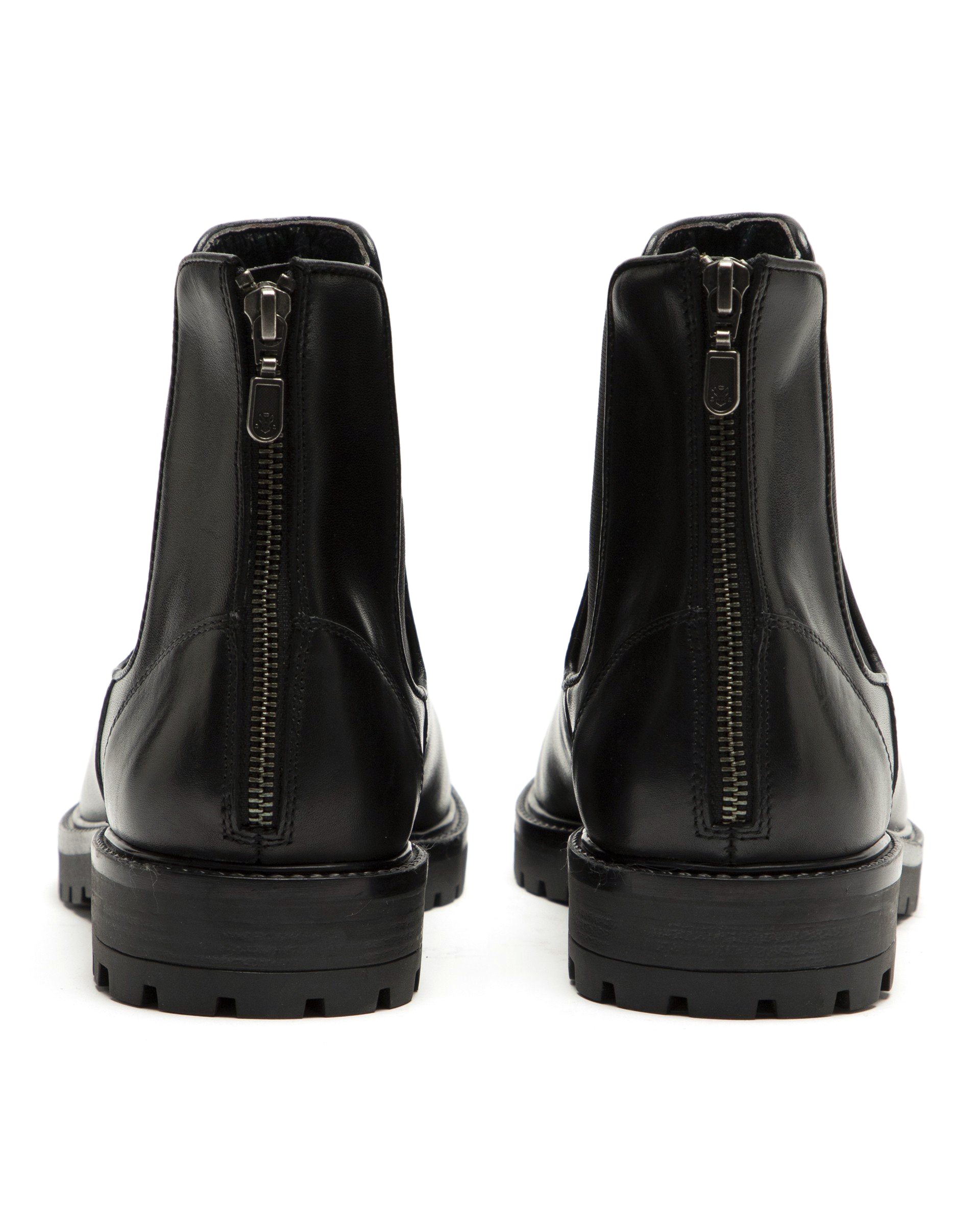 Rare Rabbit Men's Gum Black Classic Chelsea Boot