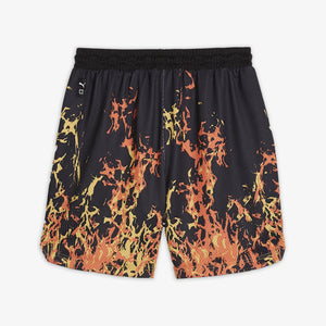 Puma | STRAIGHT FLAMES BASKETBALL SHORTS  { BLACK