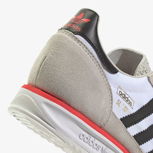 ADIDAS ORIGINALS | SL 72 RS { CLOUD WHITE/CORE BLACK/GREY ONE