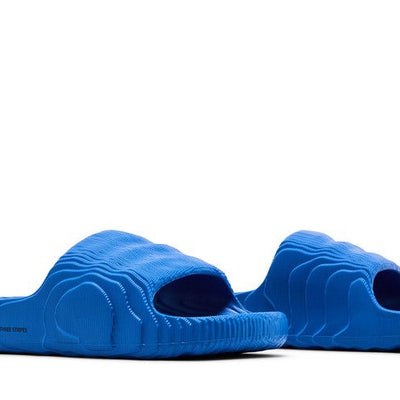adidas Adilette 22 Slides Blue Bird Core Black