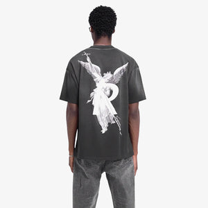 REPRESENT | ARCHANGEL T-SHIRT { STAINED BLACK