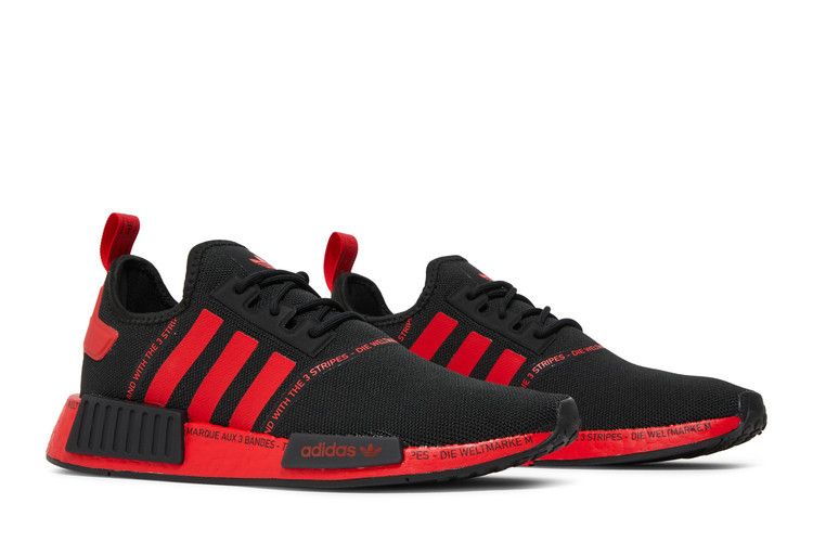 adidas NMD R1 Black Vivid Red