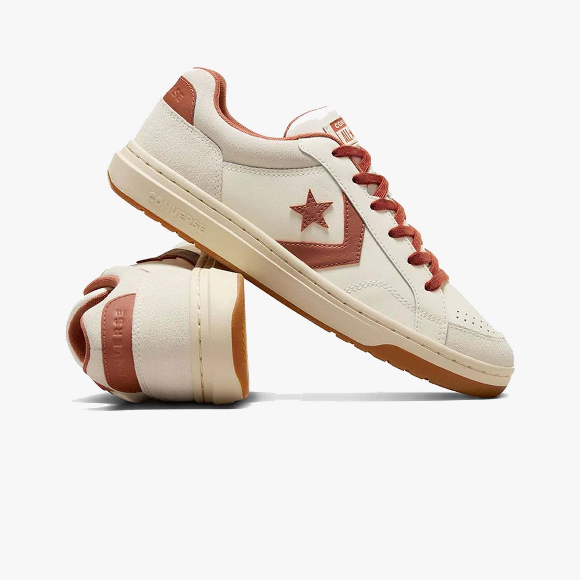 CONVERSE | PRO BLAZE CLASSIC LEATHER & SUEDE { BEIGE