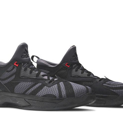 adidas D Lillard 2 Core Black Vivid Red