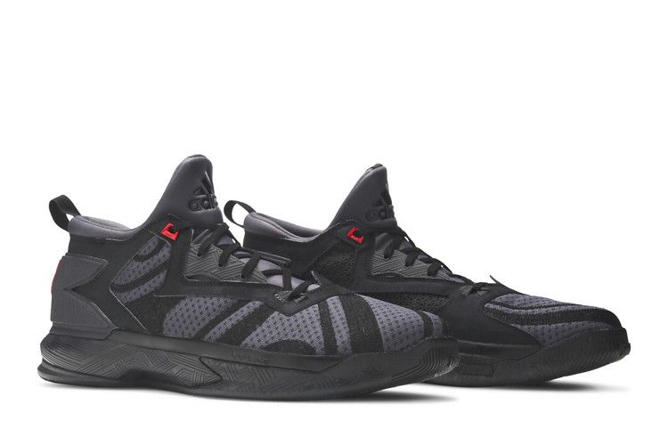 adidas D Lillard 2 Core Black Vivid Red