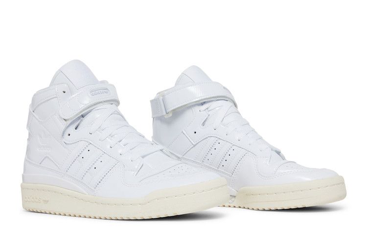 adidas Forum Mid Triple White Patent Leather (Women's)