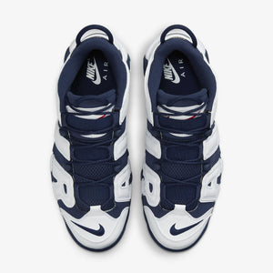 NIKE | AIR MORE UPTEMPO '96 { WHITE/MIDNIGHT NAVY-METALLIC GOLD