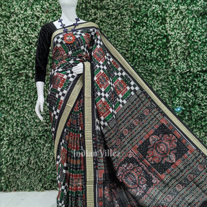 Green Utkalalaxmi Sambalpuri Silk saree