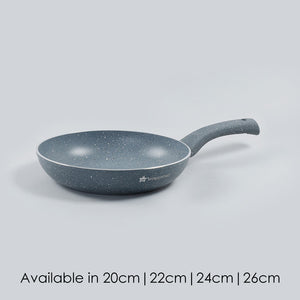 Granite Non-stick Fry Pan, Induction Bottom, by blacktree