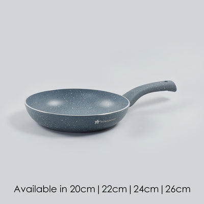 Granite Non-stick Fry Pan, Induction Bottom, by blacktree