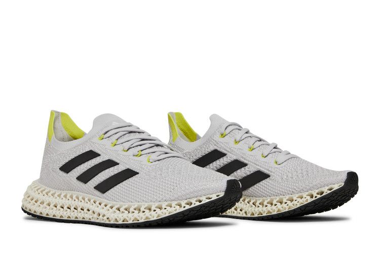 adidas 4DFWD Halo Silver Acid Yellow