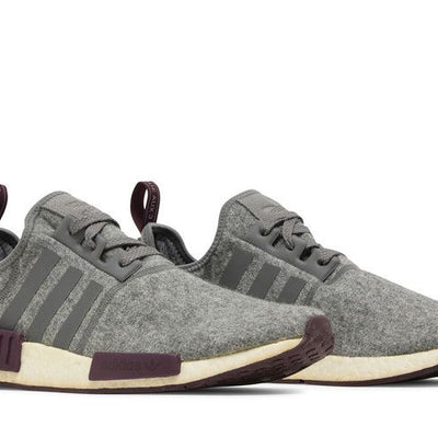 adidas NMD R1 Wool Grey Four Maroon