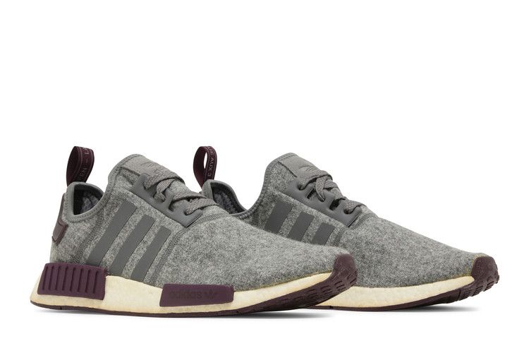 adidas NMD R1 Wool Grey Four Maroon
