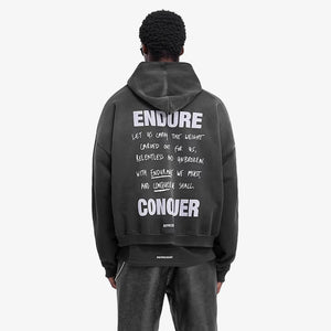 Represent | ATLAS HOODIE { STAINED BLACK