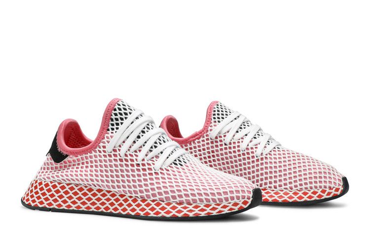 adidas Deerupt Chalk Pink Bold Orange (Women's)