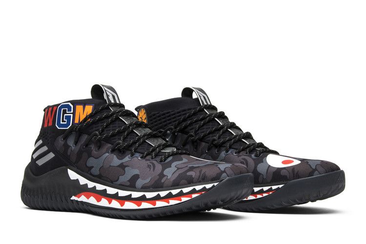 adidas Dame 4 A Bathing Ape Black