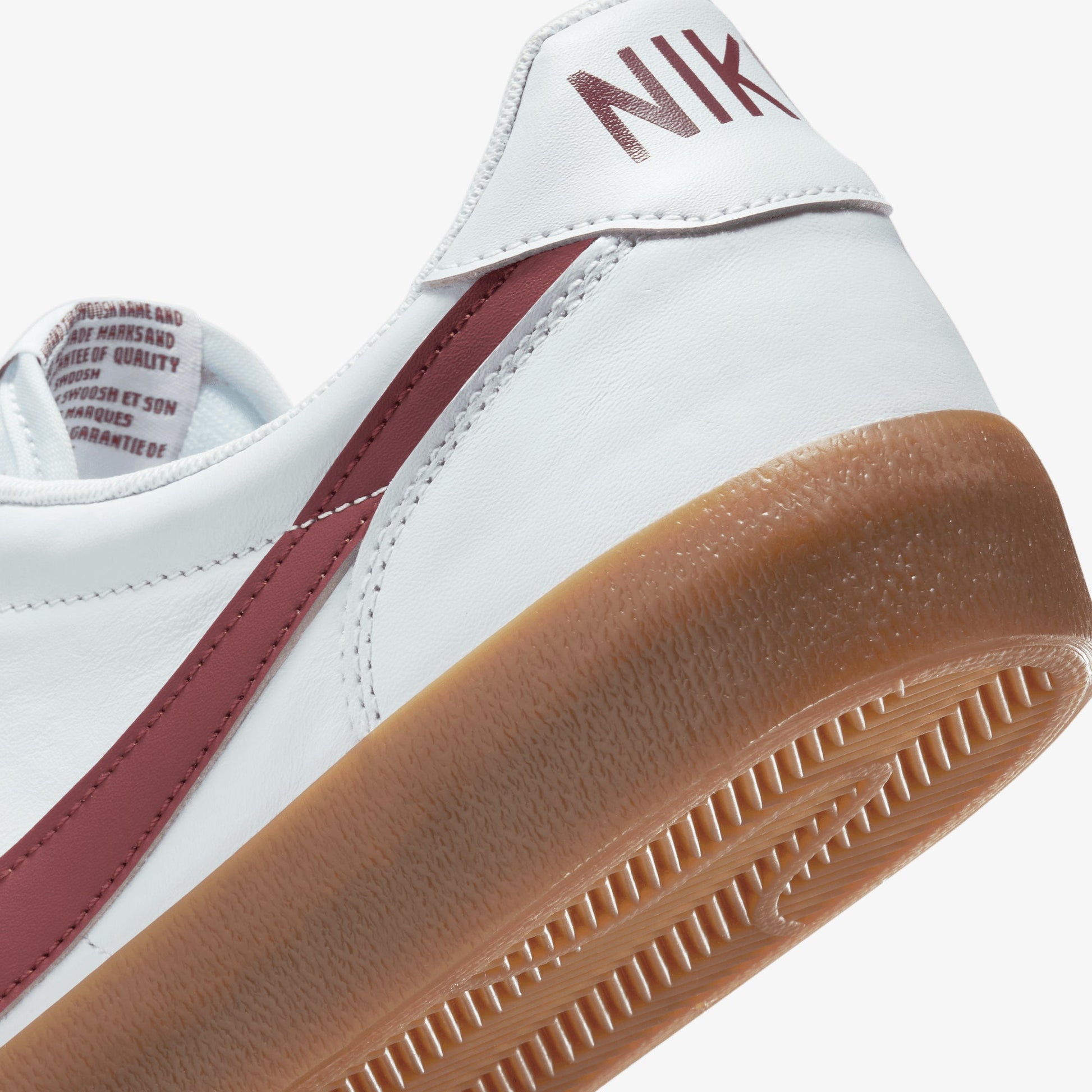 Nike | KILLSHOT 2 LEATHER { PURE PLATINUM/DARK TEAM RED