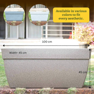 Barca Rectangle Planter