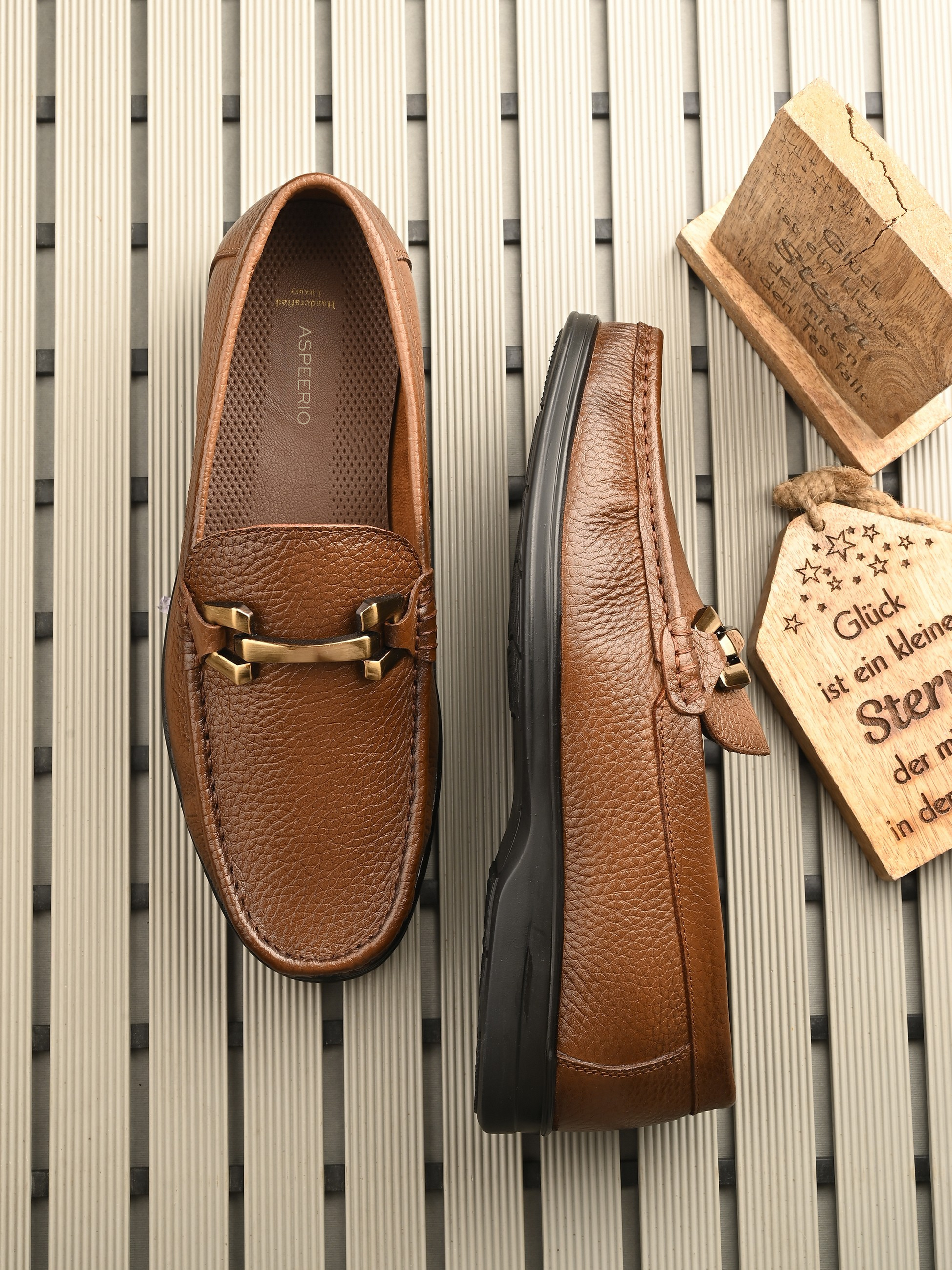 Nova Buckled Loafers by Aspeerio