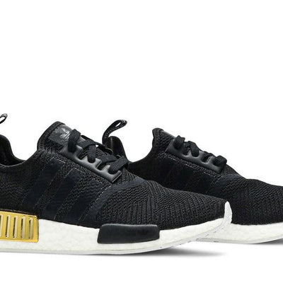 adidas NMD R1 Black Gold Metallic (Women's)