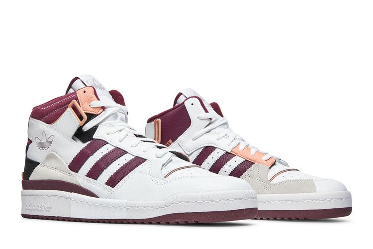 adidas Forum Exhibit High White Crimson Blush