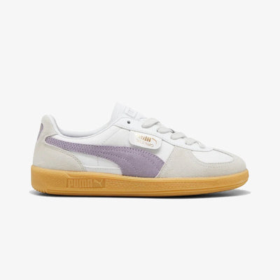 PUMA | PALERMO { WHITE/ PALM-PLUM GUM