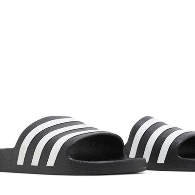 adidas Adilette Aqua Slides Core Black Cloud White
