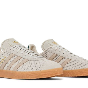 adidas Gazelle Aluminium Wonder Beige Collegiate Green
