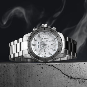 Equinox Men Automatic Silver Dial Multi-Function Metal Watch 562-M10301