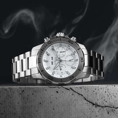 Equinox Men Automatic Silver Dial Multi-Function Metal Watch 562-M10301