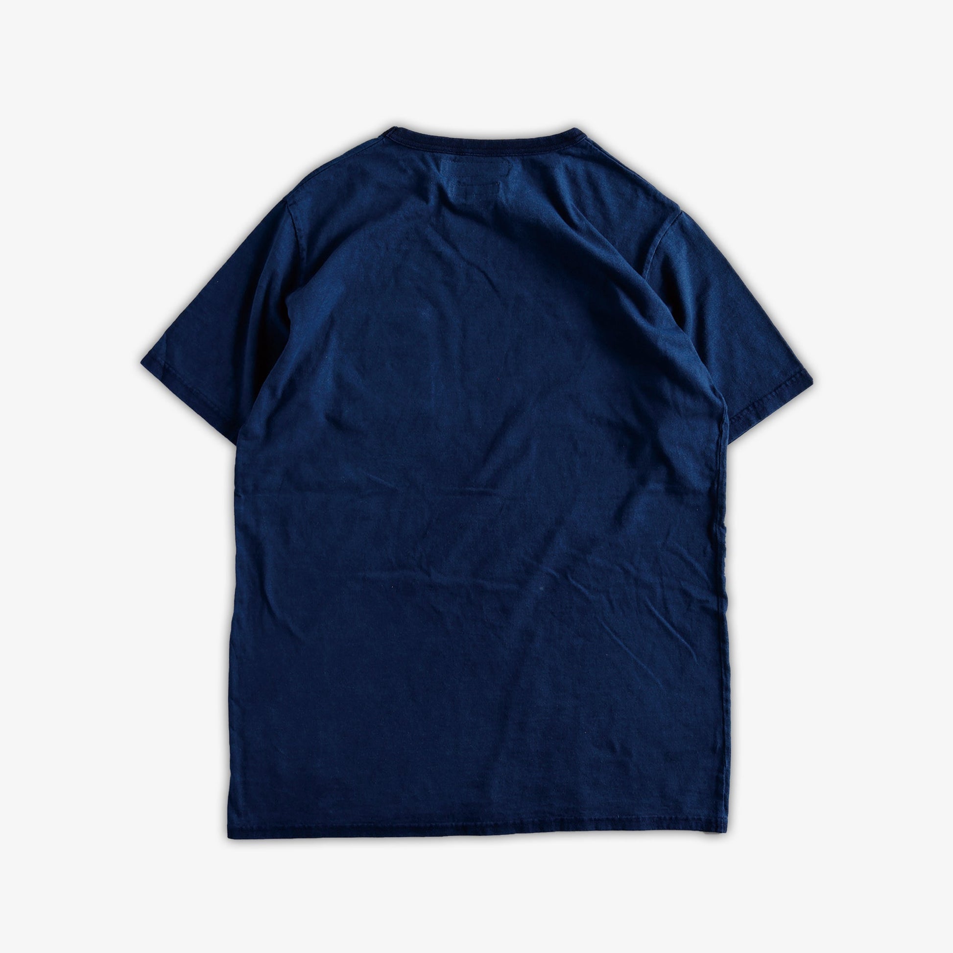 FDMTL | PAISLEY POCKET TEE  { INDIGO