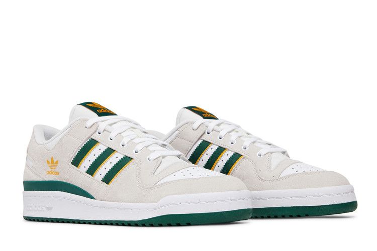 adidas Forum 84 Low ADV White Dark Green Preloved Yellow