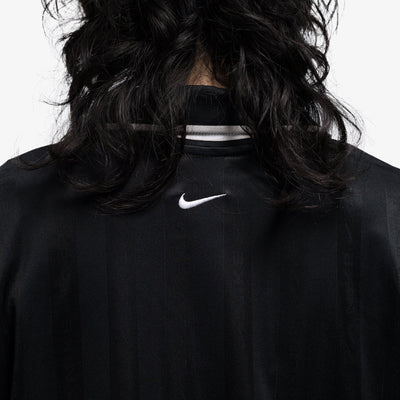 NIKE | AS W NSW CLLCTN DF JQRD LS JSY { BLACK/LT IRON ORE/WHITE