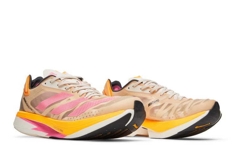 adidas Adizero Adios Pro 2 Halo Ivory Pink Solar Gold