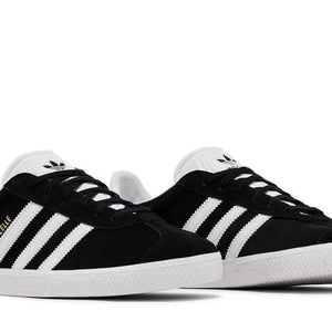 adidas Gazelle Core Black Cloud White Gold Metallic (GS)