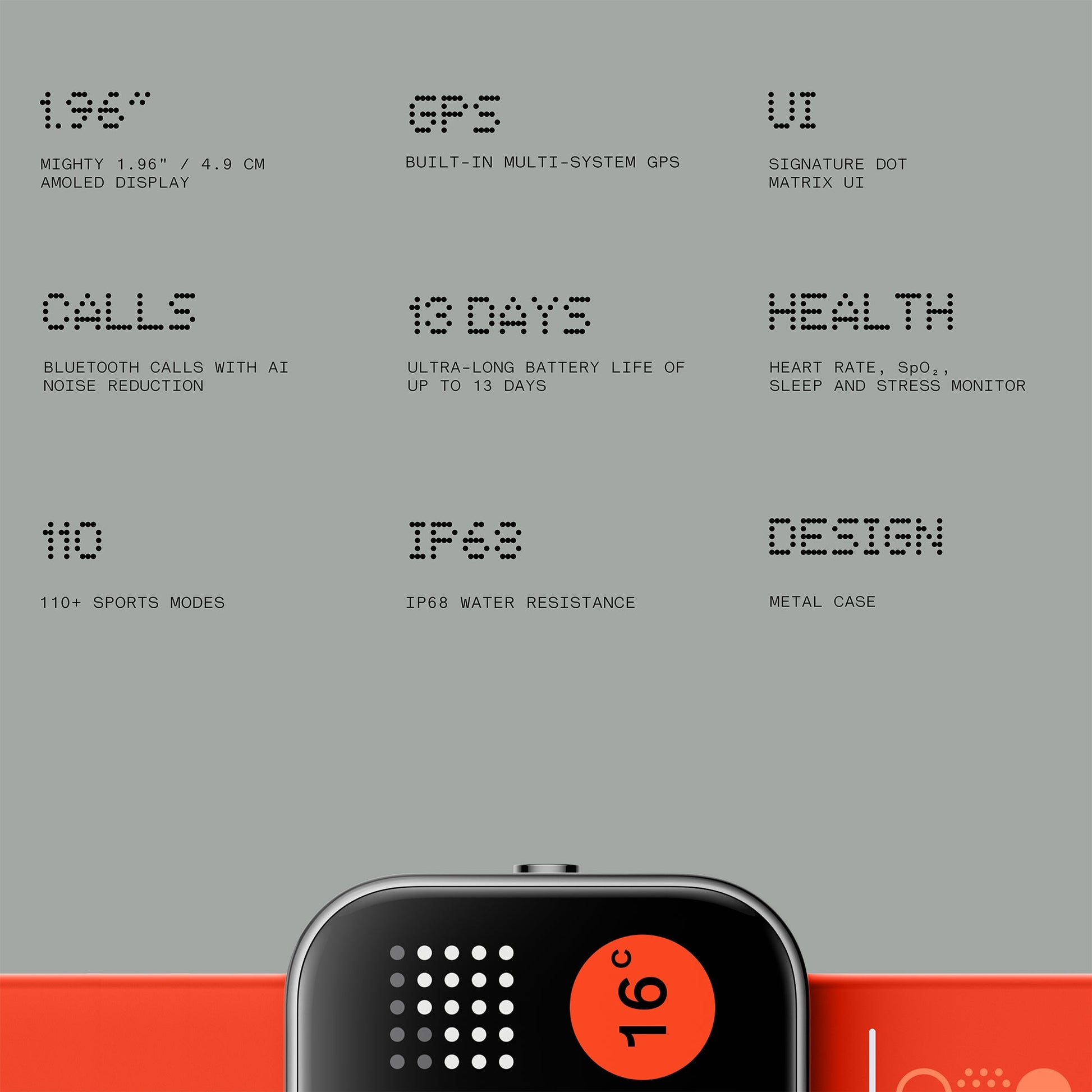 CMF By Nothing | CMF WATCH PRO  { DARK GRAY