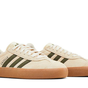 adidas Gazelle ADV Ecru Tint Focus Olive