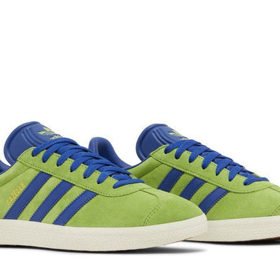 adidas Gazelle Lime Royal Blue