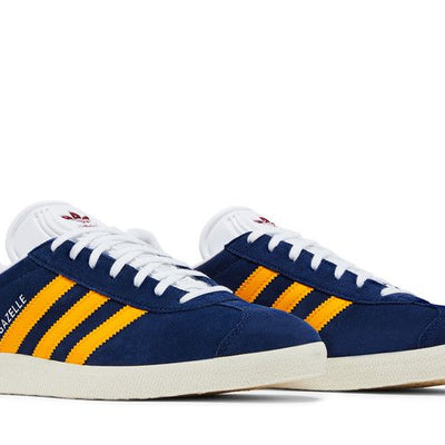 adidas Gazelle Dark Blue Crew Yellow Burgundy