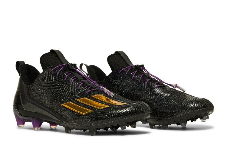 adidas Black Panther Adizero 12.0 Marvel Core Black Gold Metallic Tribe Purple