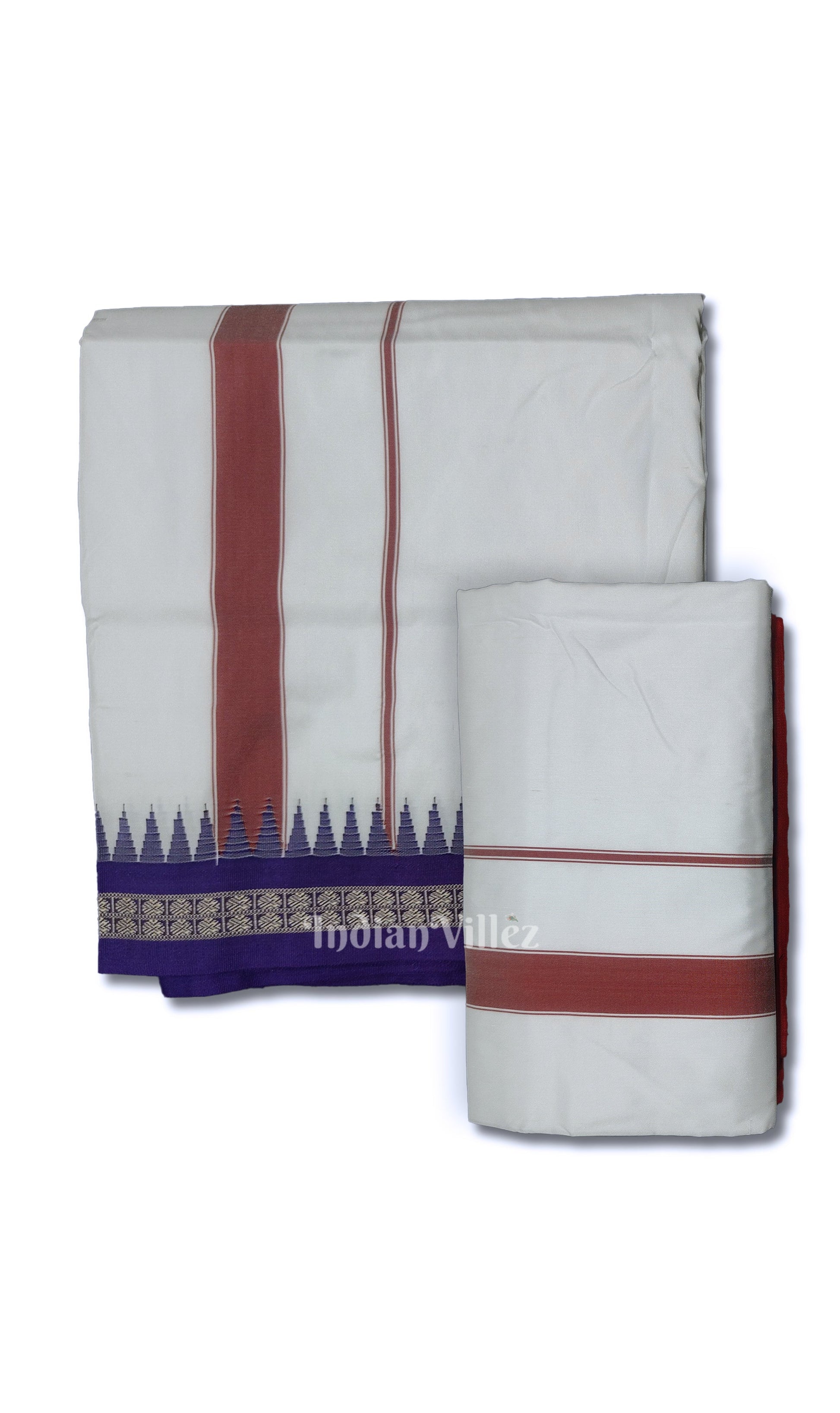 Exclusive White Odisha Handloom Sambalpuri Joda
