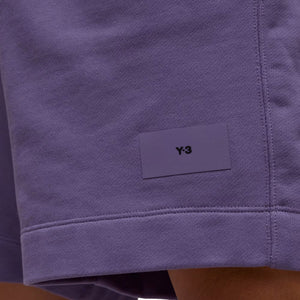 Y-3 | ORGANIC COTTON TERRY SHORTS  { TECH PURPLE