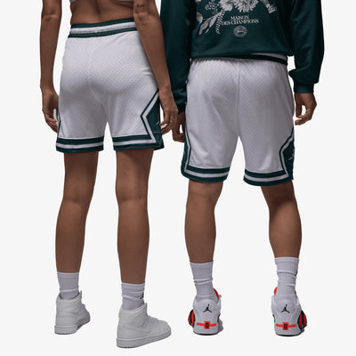 JORDAN | SPORT DRI-FIT DIAMOND SHORTS { WHITE/OXIDIZED GREEN/WHITE